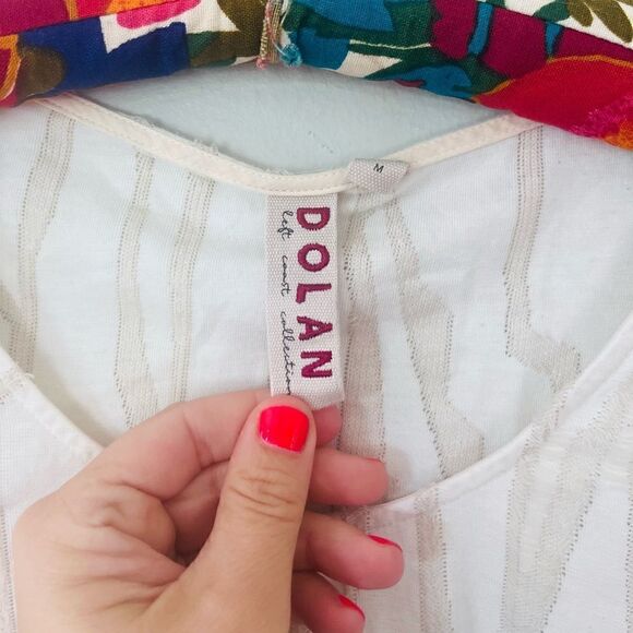 Nolan | anthropologie | cream flutter sleeve textured top - Picture 2 of 6